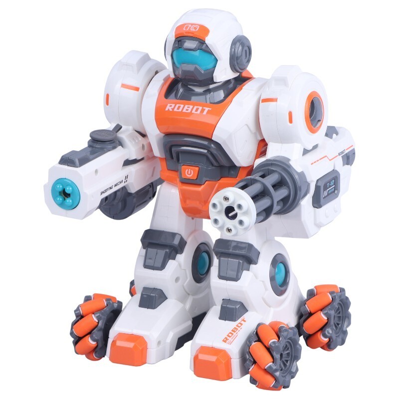 ربات کنترلی مبارز چرخ کپسولی تیر ژله ای دودزا NO.288A-4 کد 54