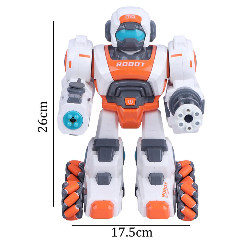 ربات کنترلی مبارز چرخ کپسولی تیر ژله ای دودزا NO.288A-4 کد 54