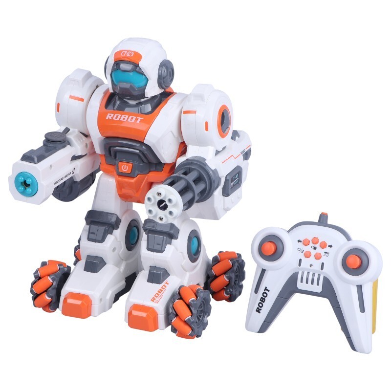 ربات کنترلی مبارز چرخ کپسولی تیر ژله ای دودزا NO.288A-4 کد 54