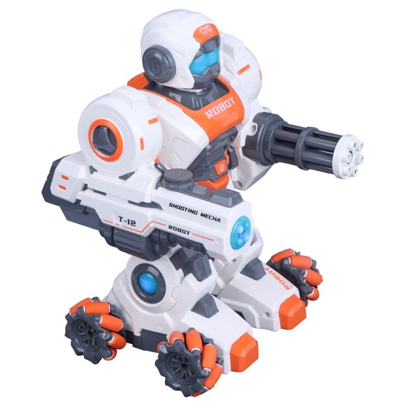 ربات کنترلی مبارز چرخ کپسولی تیر ژله ای دودزا NO.288A-4 کد 54