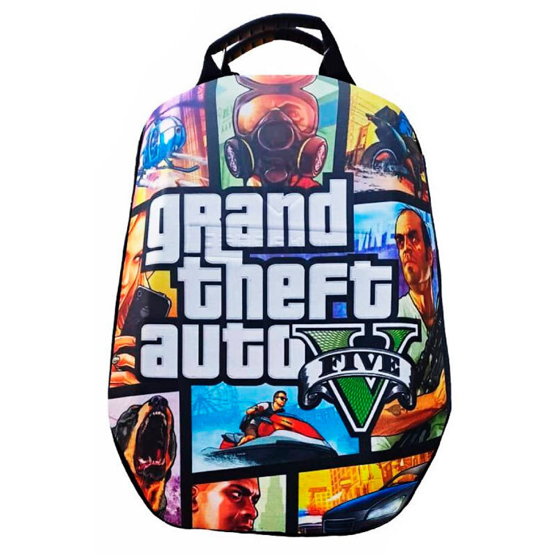 کیف کوله ای کنسول بازی Deadskull PS5 Slim طرح GTA V