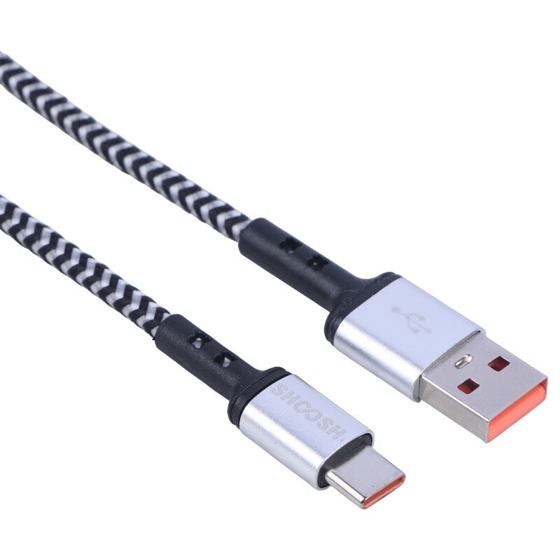 کابل تایپ سی فست شارژ 5 آمپر شوش SH120C طول 1.1 متر