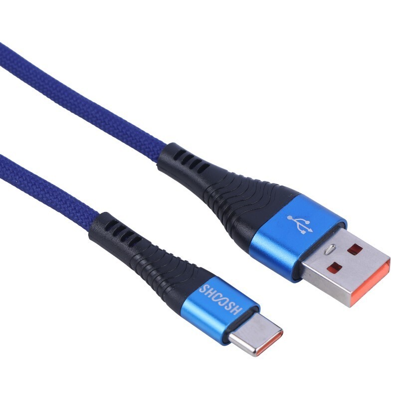 کابل تایپ سی فست شارژ 5 آمپر شوش SH115C طول 1.1 متر