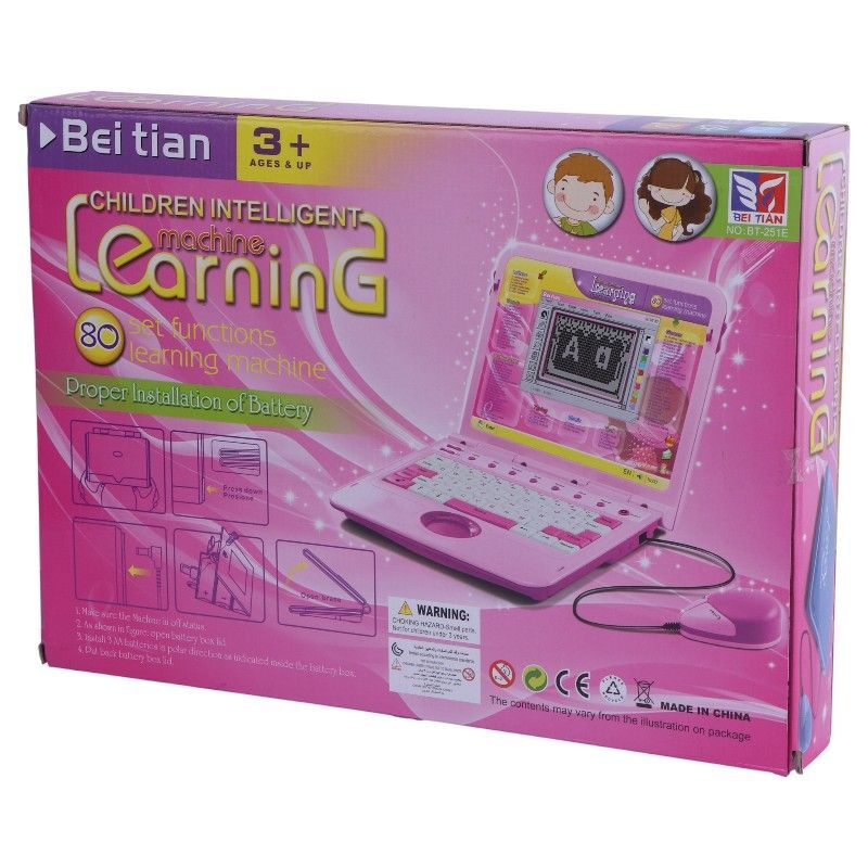 اسباب بازی لپ تاپ آموزشی 80 کاره بی تیان BT-251E کد 146