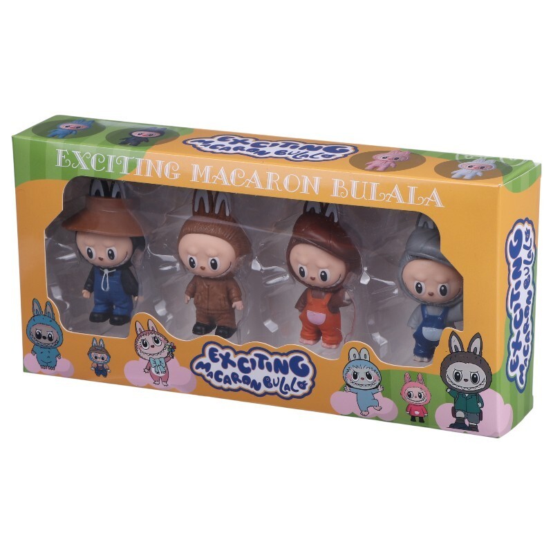 عروسک سیلیکونی لبوبو کد 12 بسته 4 عددی