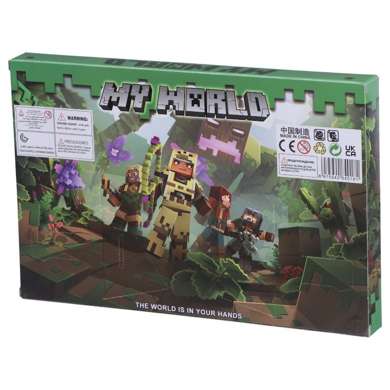 مینی فیگور شخصیت های ماینکرافت NO.4018 بسته 12 عددی