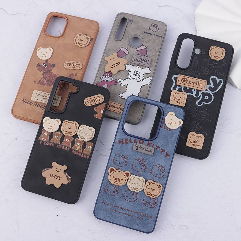 قاب چرمی طرح حیوانات برجسته