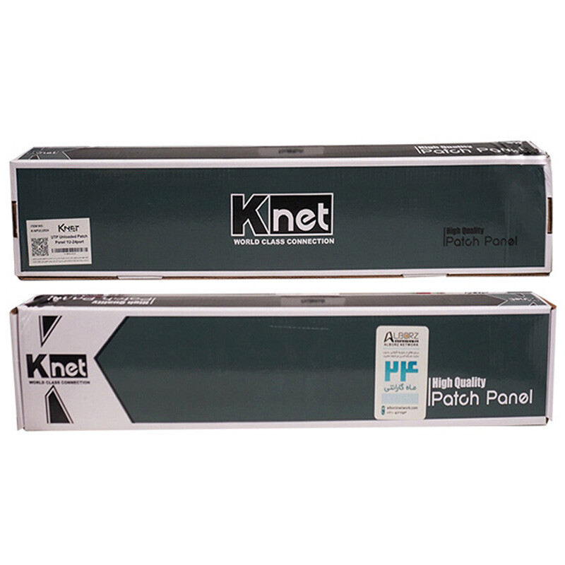 پچ پنل 24 پورت CAT6 UTP کی نت K-N1128