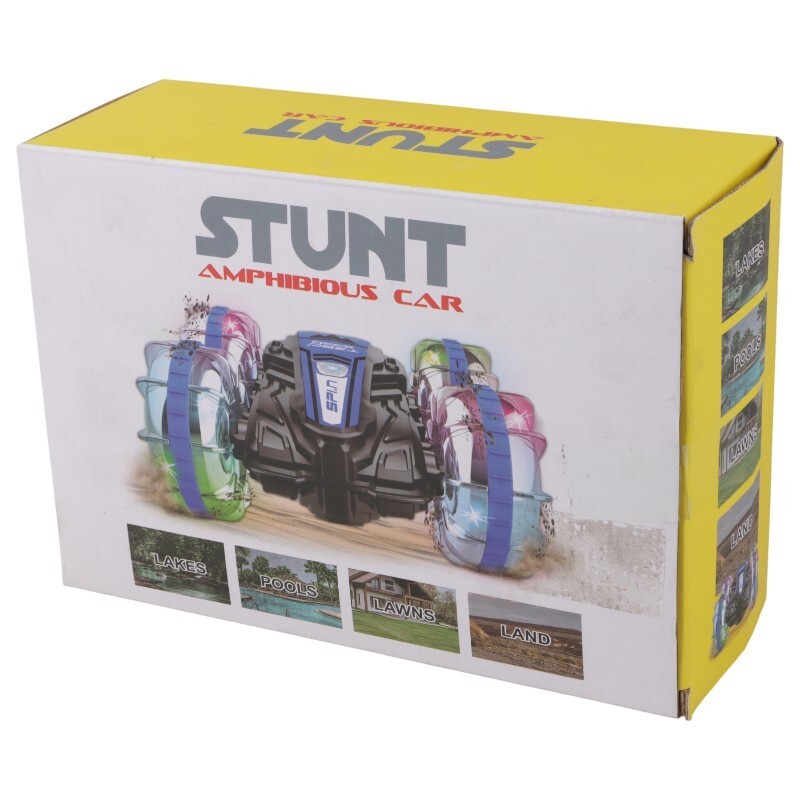 ماشین کنترلی شارژی دیوانه 4 چرخ رنگی آب و خاک Stunt Behtoys 103 کد 103