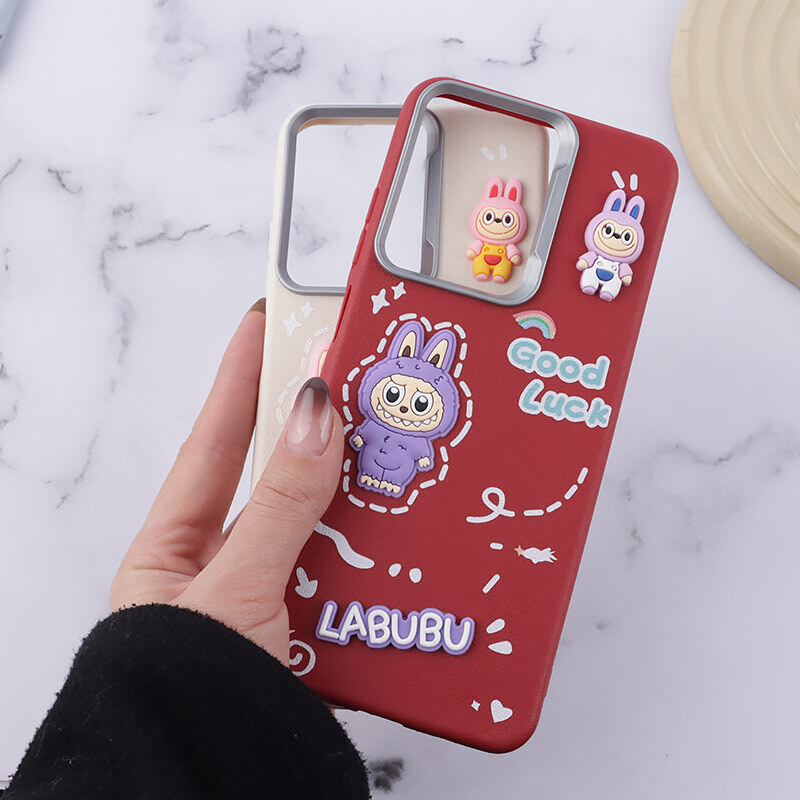 قاب Leather عروسکی طرح لبوبو