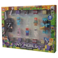 مینی فیگور شخصیت های ماینکرافت No 23203 بسته 18 عددی