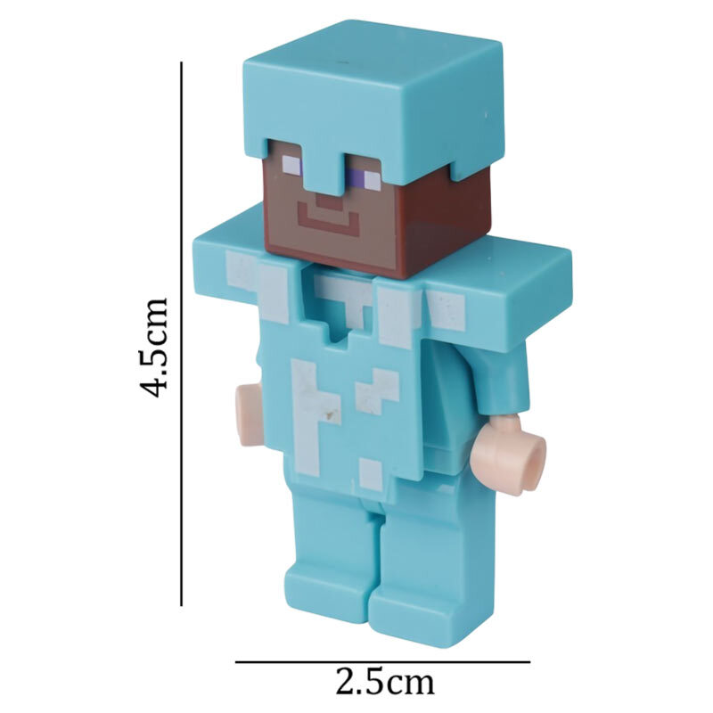 مینی فیگور شخصیت های ماینکرافت No 23203 بسته 18 عددی