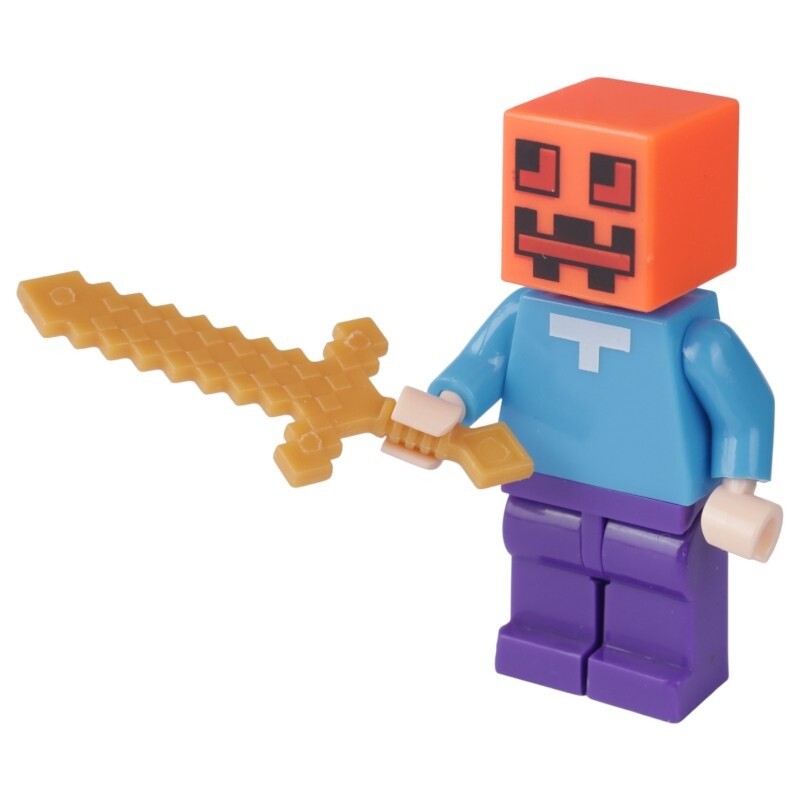 مینی فیگور شخصیت های ماینکرافت No 23203 بسته 18 عددی