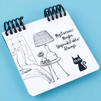 دفترچه یادداشت 100 برگ پاپکو NP-91025 بالا بازشو