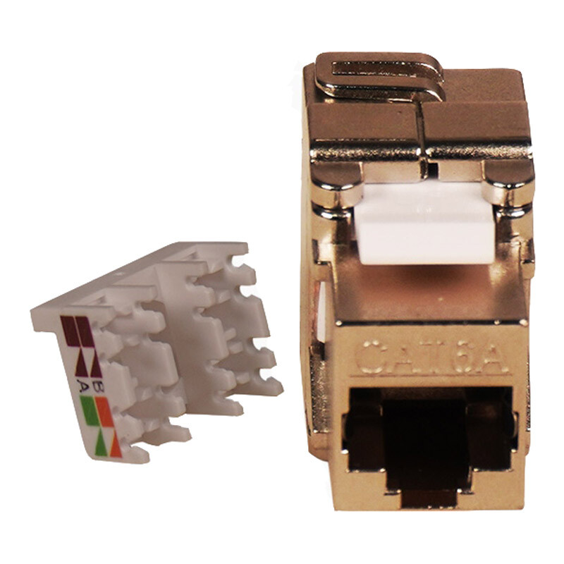 کیستون توکار 180 درجه Knet K-N1116 CAT6A STP