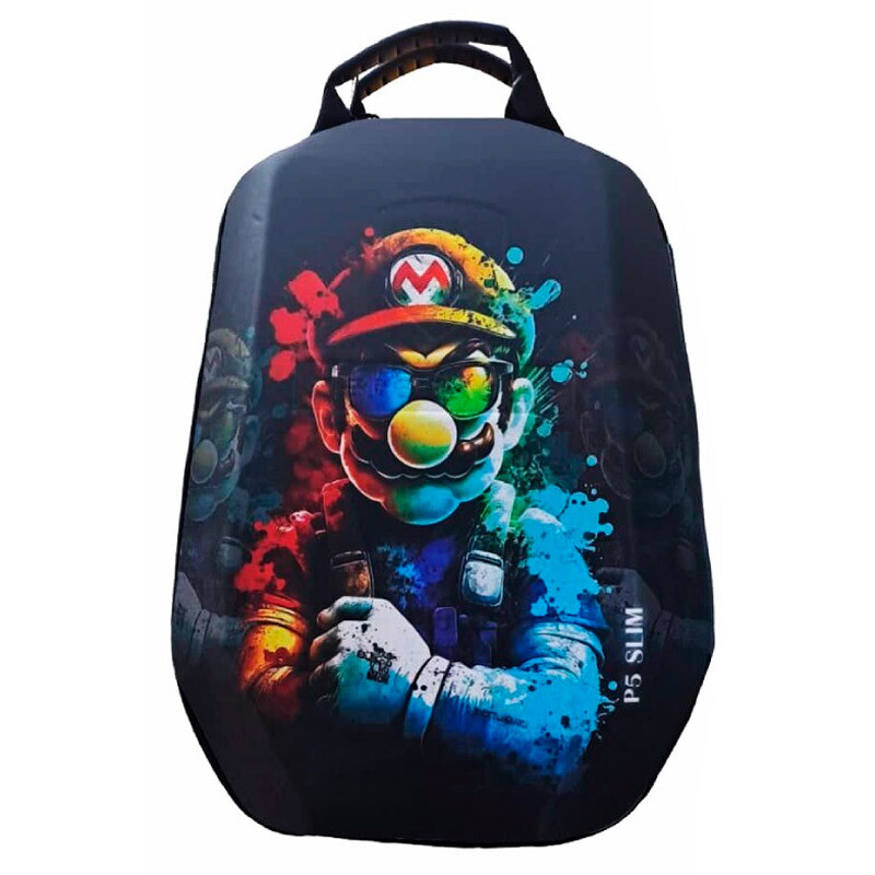 کیف کوله ای کنسول بازی Deadskull PS5 Slim طرح Super Mario کد 2