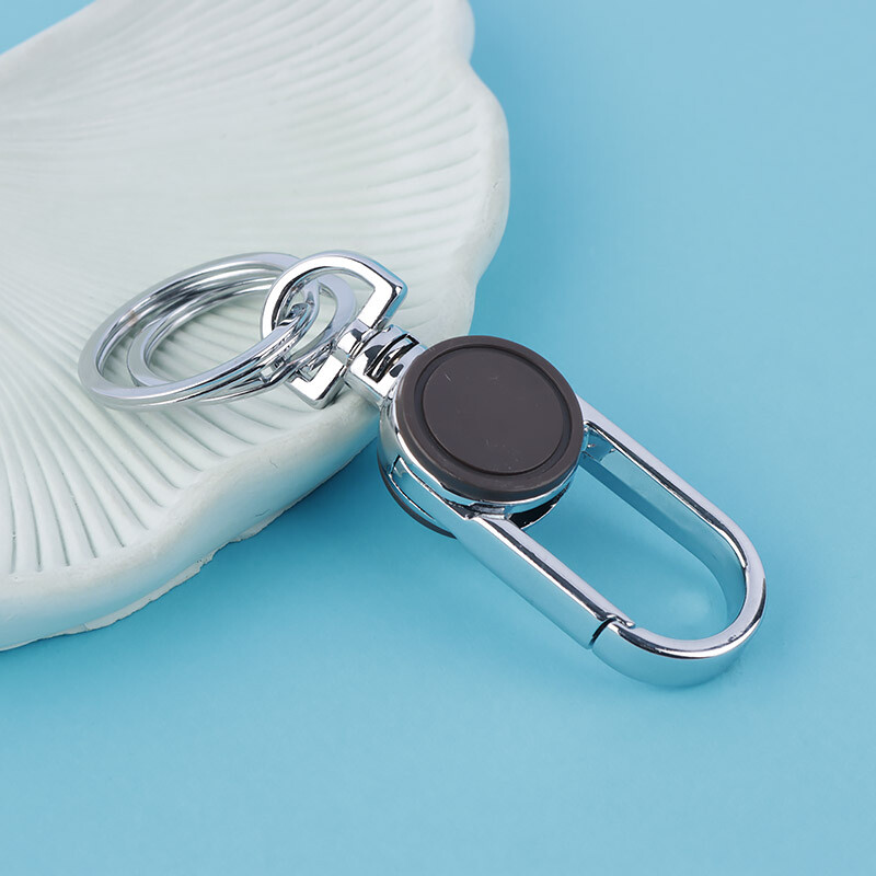 جاکلیدی فلزی دو حلقه گرد