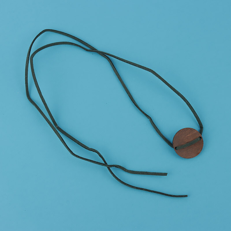 دستبند یلدایی جیر طرح پلاک چوبی