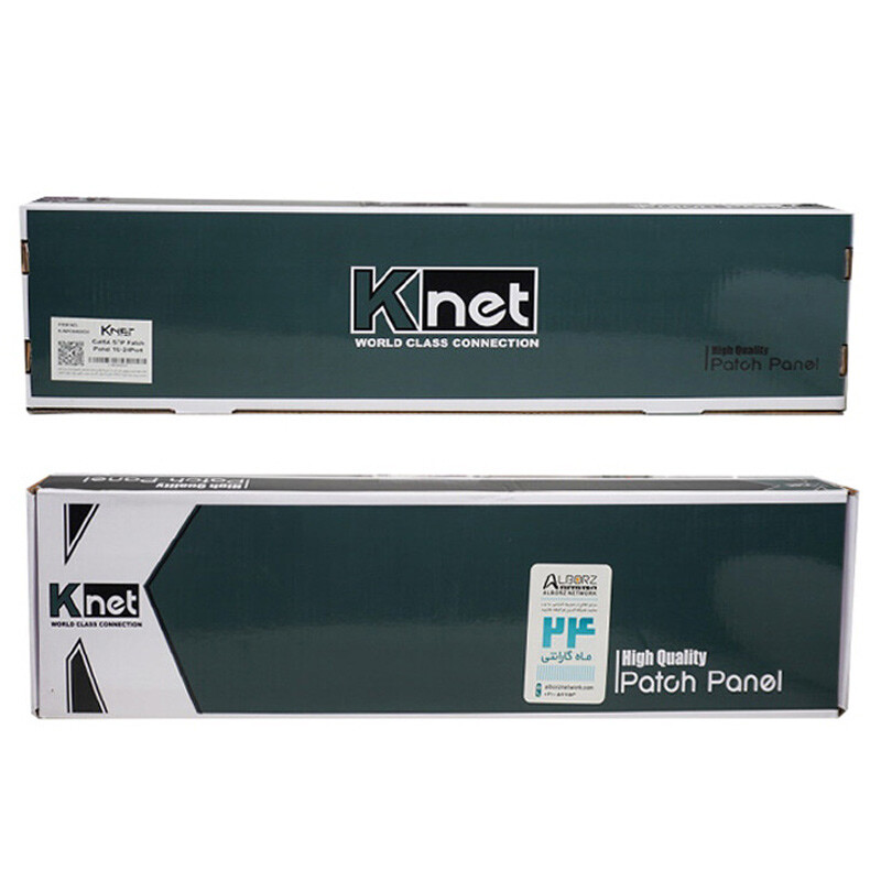 پچ پنل 24 پورت CAT6 STP کی نت K-N1122 تست فلوک