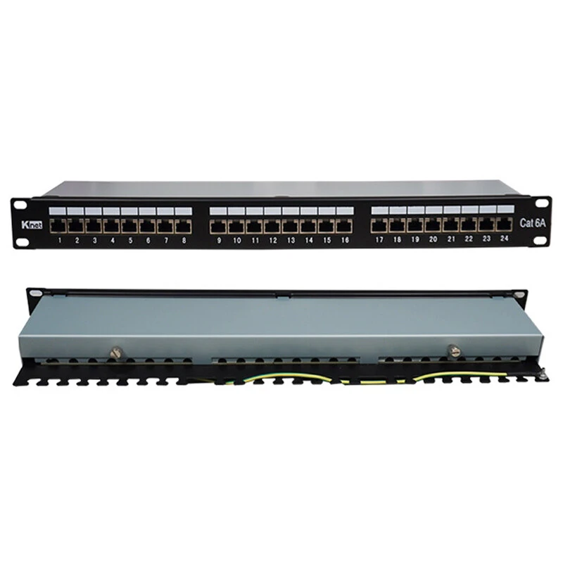 پچ پنل 24 پورت CAT6 STP کی نت K-N1122 تست فلوک