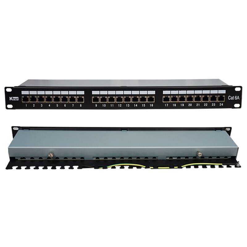 پچ پنل 24 پورت CAT6 STP کی نت K-N1122 تست فلوک