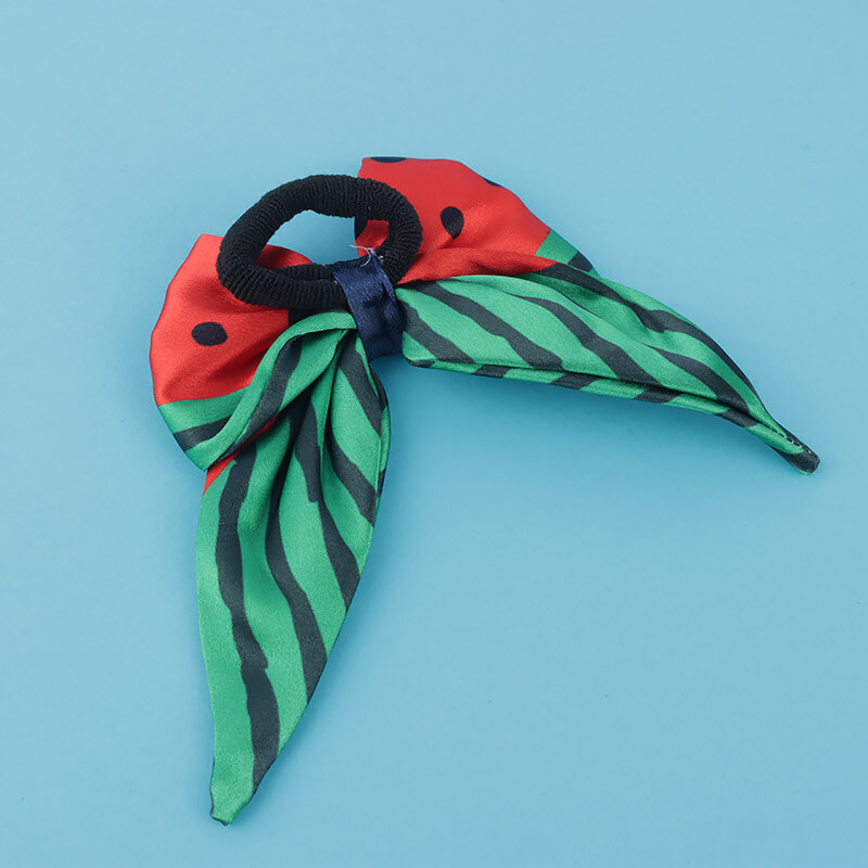 کش مو یلدایی ساتن طرح پاپیون