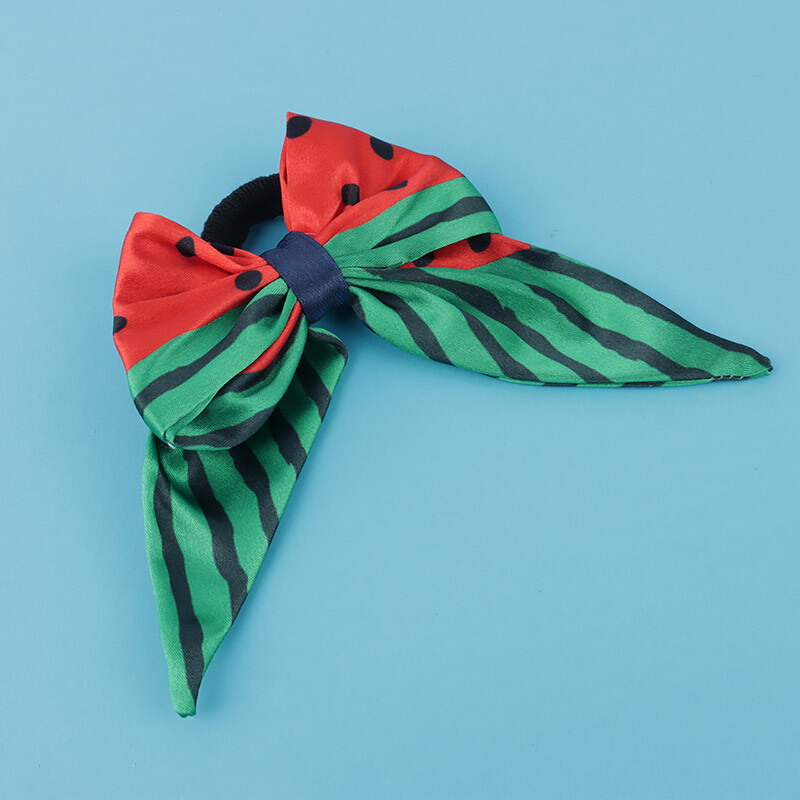 کش مو یلدایی ساتن طرح پاپیون