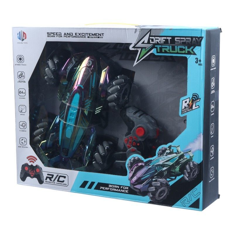 ماشین کنترلی شارژی ریسینگ دودزا جونلیدا تویز Behtoys-75 Drift Spray Truck کد 75