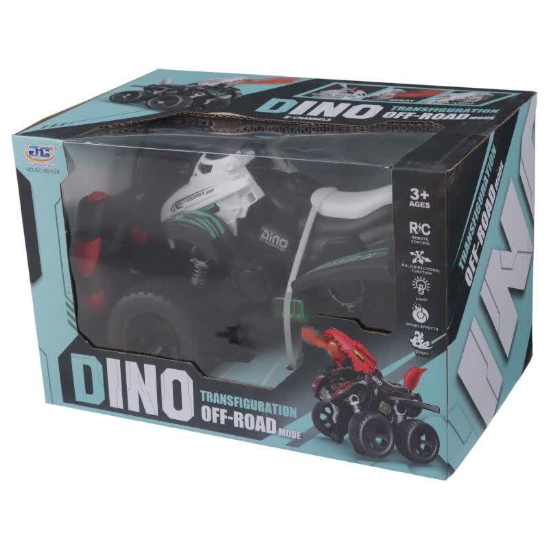 موتور کنترلی شارژی 4 چرخ تبدیل شونده دودزا Guang Chang GC169-B28 Dino کد 64