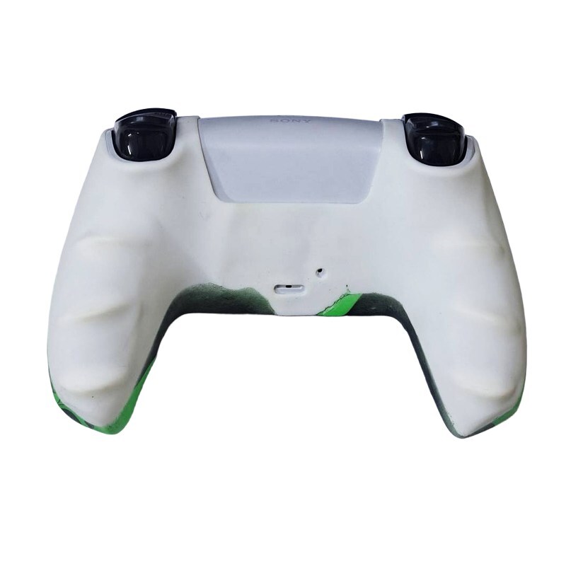 روکش دسته بازی PS5 طرح Skull مشکی سبز