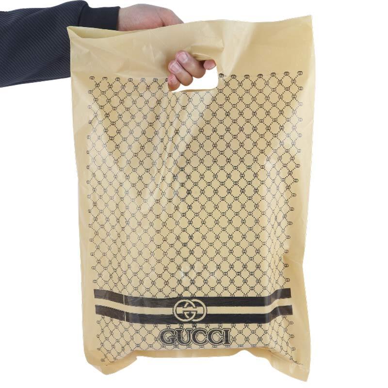 نایلون دسته دار طرح GUCCI سایز 32*45 سانتی متر بسته 1 کیلویی