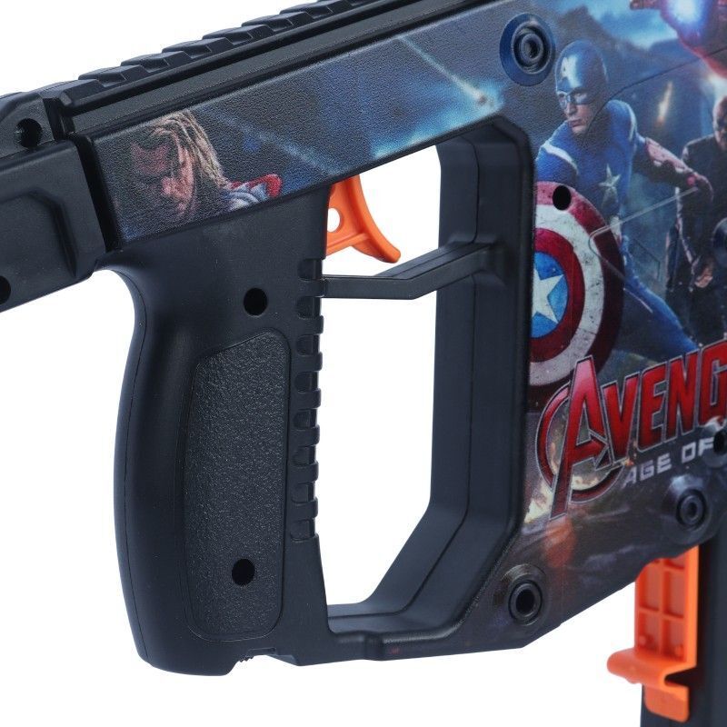 ست اسباب بازی تفنگ مسلسل صدا خفه کن تیر ژله ای مخزن دار شارژی Blasting Launch BEHTOYS-114 کد 114