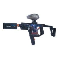 ست اسباب بازی تفنگ مسلسل صدا خفه کن تیر ژله ای مخزن دار شارژی Blasting Launch BEHTOYS-114 کد 114