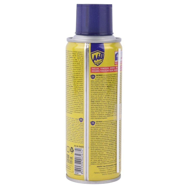 اسپری روان کننده Akfix A40 200ml