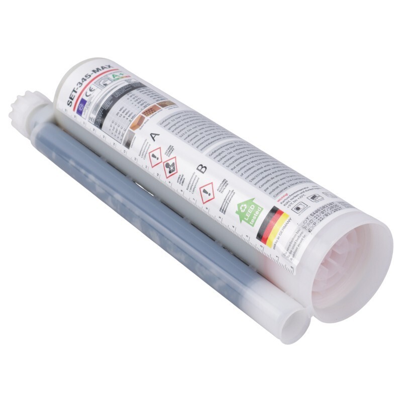 چسب کاشت میلگرد ممو مکس Set-345-Max حجم 345 میلی لیتر