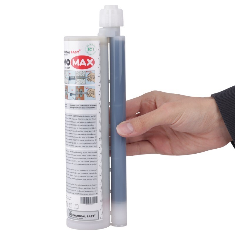 چسب کاشت میلگرد ممو مکس Set-345-Max حجم 345 میلی لیتر