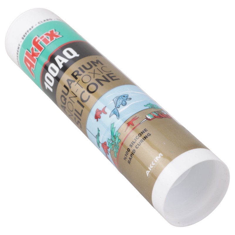 چسب سیلیکون مخصوص آکواریوم آکفیکس 100AQ حجم 310 میلی لیتر