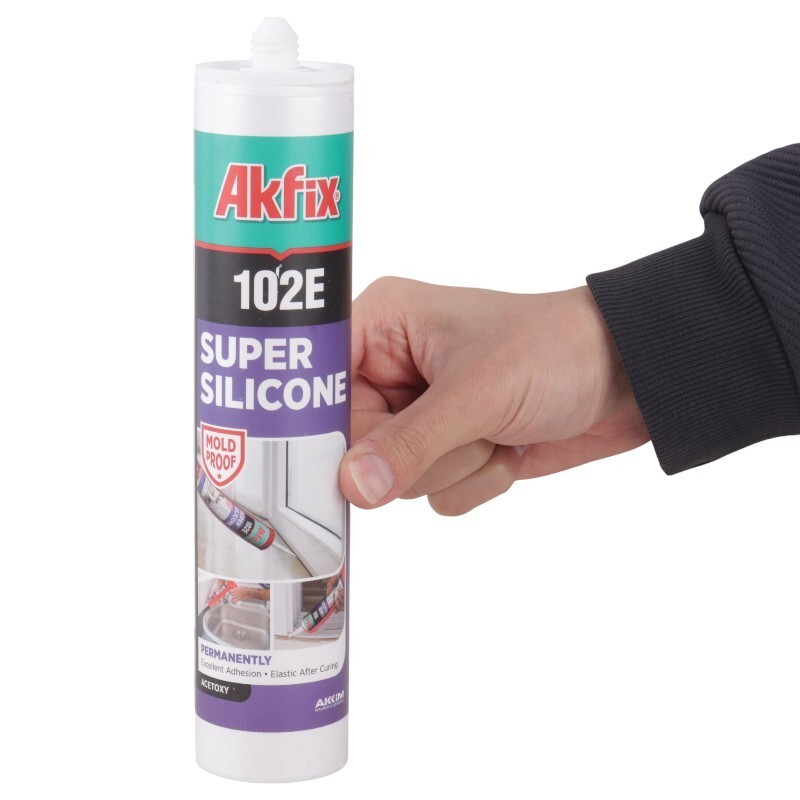 چسب سیلیکونی همه کاره آکفیکس 102E حجم 330 میلی لیتر