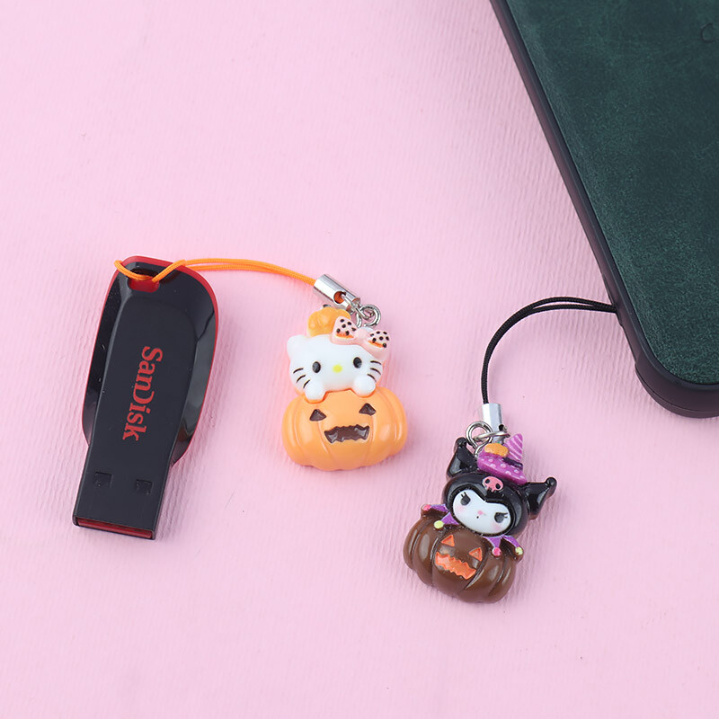 آویز فلش و موبایل طرح هالووین بسته 2 عددی