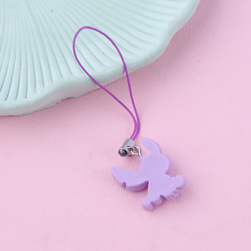 آویز فلش و موبایل طرح استیچ رنگی