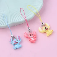 آویز فلش و موبایل طرح استیچ رنگی