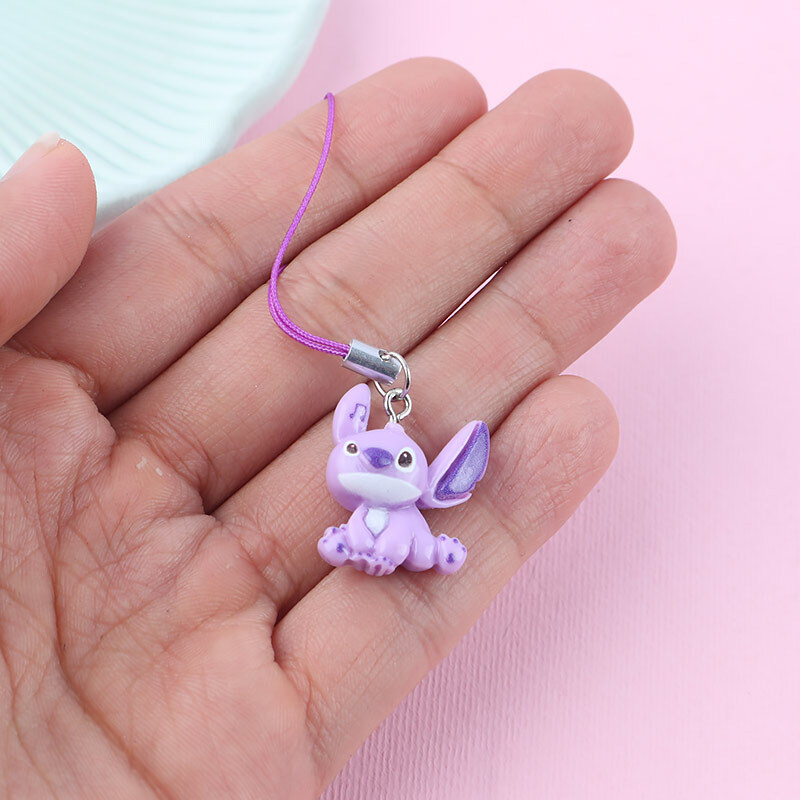 آویز فلش و موبایل طرح استیچ رنگی