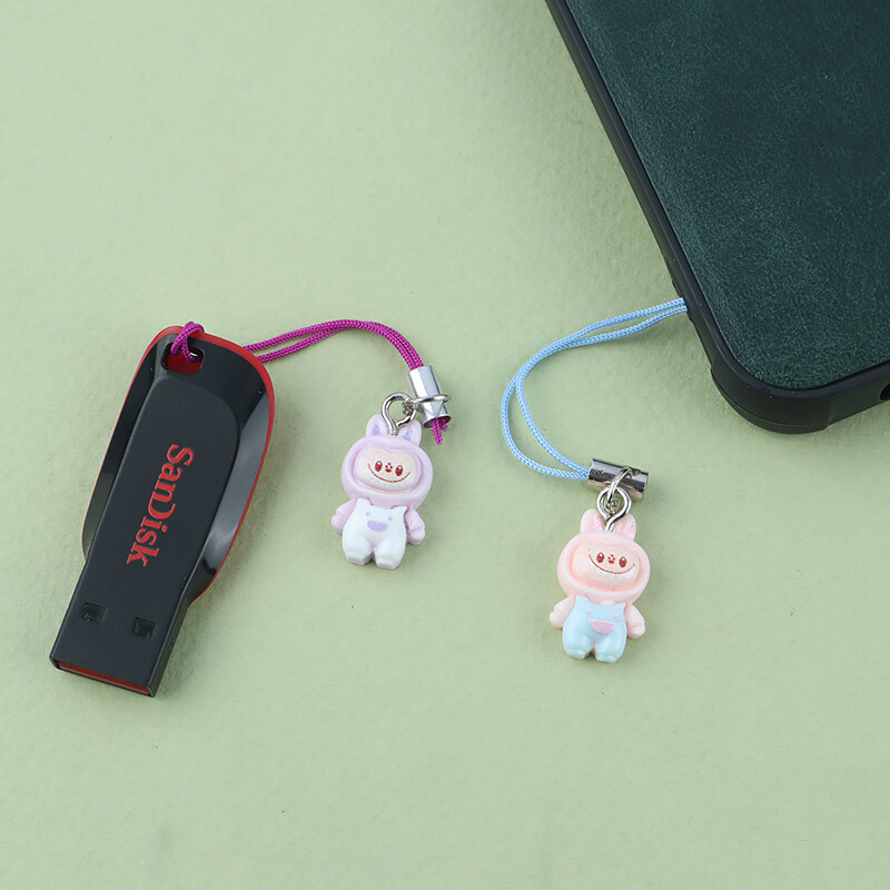 آویز فلش و موبایل مینی لبوبو بسته 2 عددی