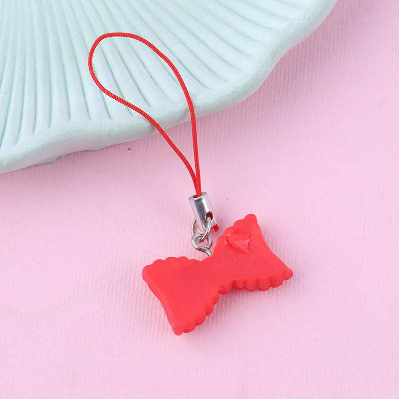 آویز فلش و موبایل طرح پاپیون قرمز