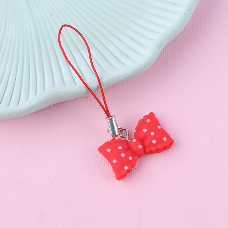 آویز فلش و موبایل طرح پاپیون قرمز