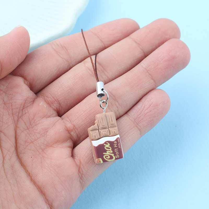 آویز فلش و موبایل طرح شکلات بسته 2 عددی