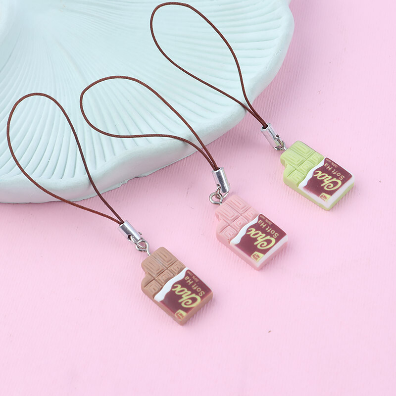 آویز فلش و موبایل طرح شکلات بسته 2 عددی