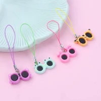 آویز فلش و موبایل طرح عینک رنگی