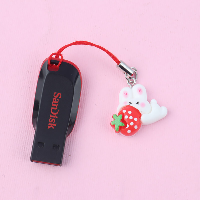 آویز فلش و موبایل طرح خرگوش