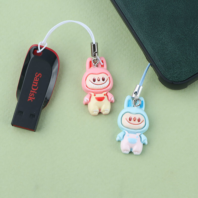 آویز فلش و موبایل طرح لبوبو سرامیکی